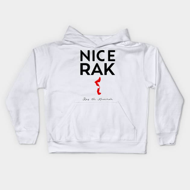 Ras  Al  Khaimah Kids Hoodie by sadicus